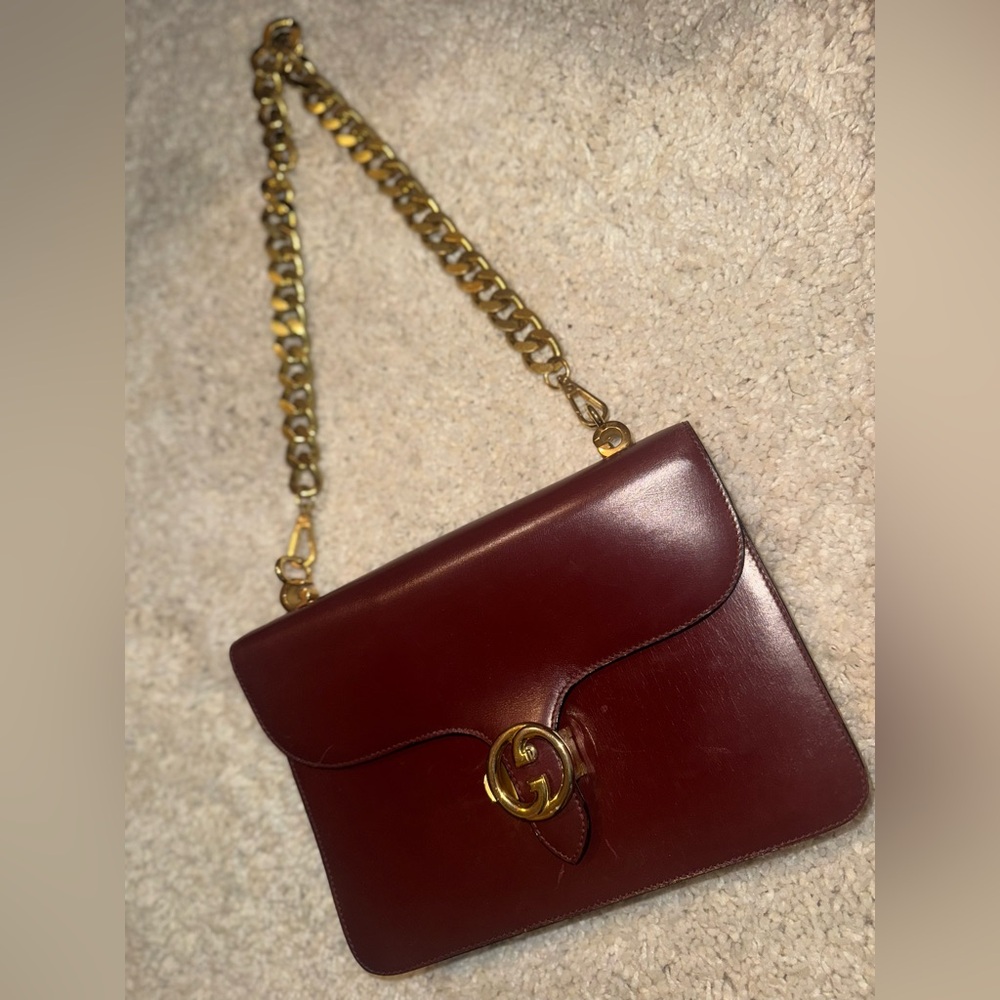 Vintage Interlocking Gucci Handbag - Picture 11 of 13